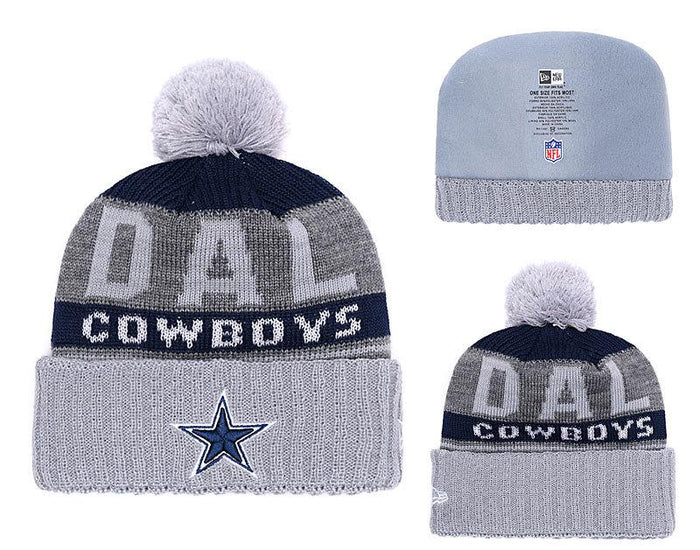 Men's Dallas Cowboys New Era 2018 NFL Knit Beanie Hat