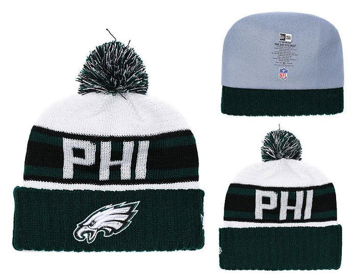 Men's Philadelphia Eagles New Era 2018 NFL Knit Beanie Hat