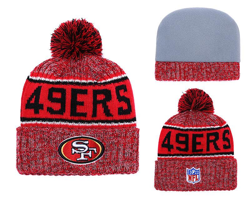 Men's San Francisco 49ers New Era 2018 NFL Knit Beanie Hat