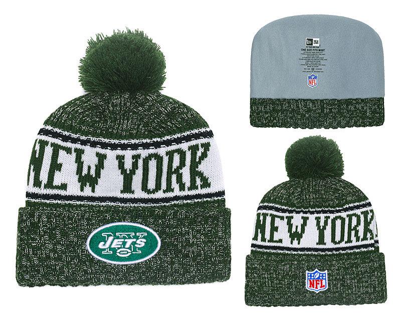 Men's New York Jets New Era 2018 NFL Knit Beanie Hat