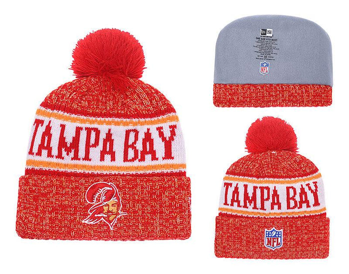 Men's Tampa Bay Buccaneers New Era 2018 NFL Knit Beanie Hat