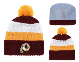 Men's Washington Redskins New Era 2018 NFL Knit Beanie Hat