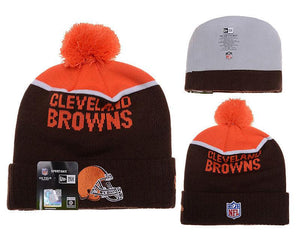 Men's Cleveland Browns New Era 2018 NFL Knit Beanie Hat