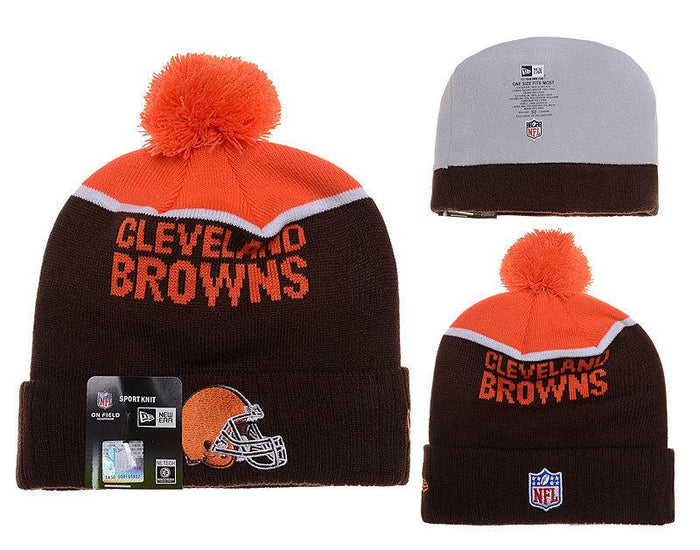Men's Cleveland Browns New Era 2018 NFL Knit Beanie Hat