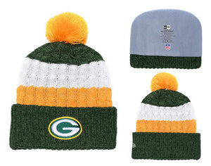 Men's Green Bay Packers New Era 2018 NFL Knit Beanie Hat