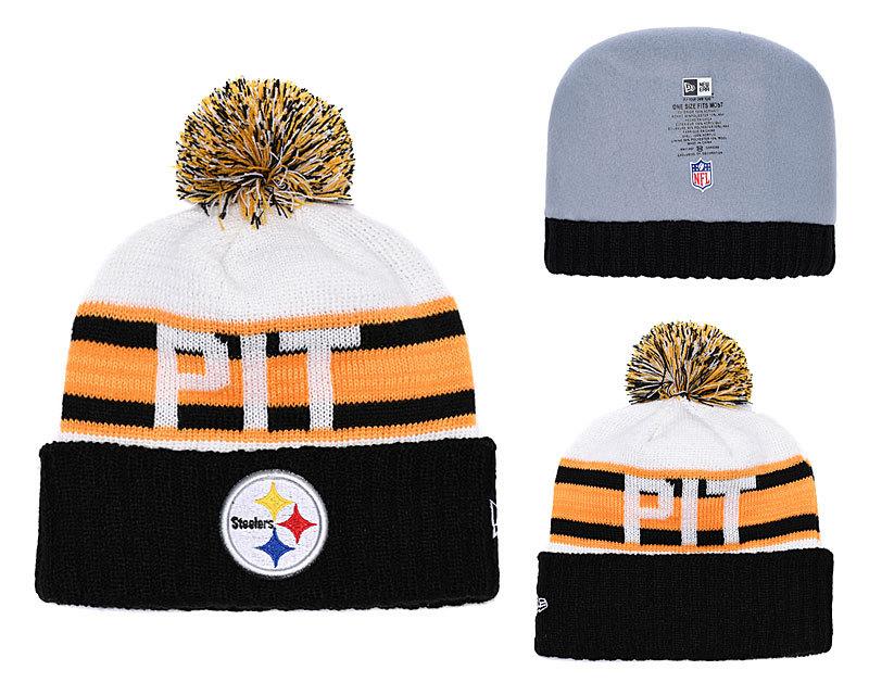 Men's Pittsburgh Steelers New Era 2018 NFL Knit Beanie Hat