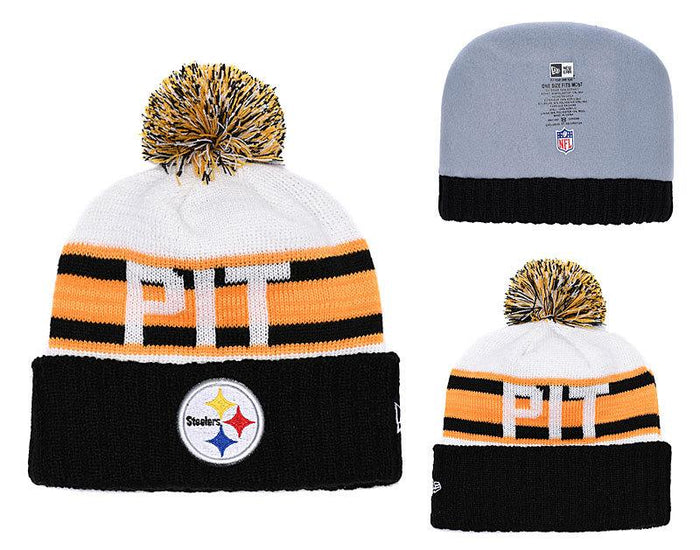 Men's Pittsburgh Steelers New Era 2018 NFL Knit Beanie Hat