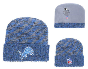 Men's Detroit Lions New Era 2018 NFL Knit Beanie Hat