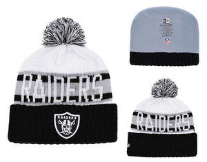 Men's Oakland Raiders New Era 2018 NFL Knit Beanie Hat