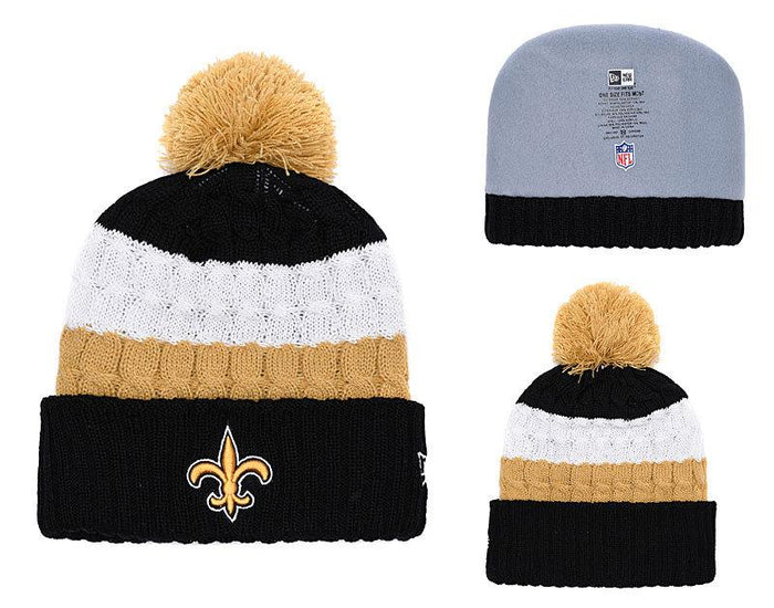 Men's New Orleans Saints New Era 2018 NFL Knit Beanie Hat