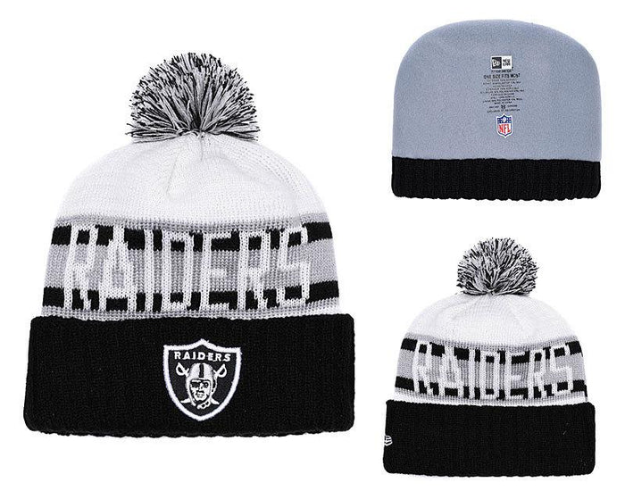 Men's Oakland Raiders New Era 2018 NFL Knit Beanie Hat