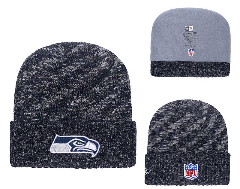 Men's Seattle Seahawks New Era 2018 NFL Knit Beanie Hat