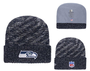 Men's Seattle Seahawks New Era 2018 NFL Knit Beanie Hat