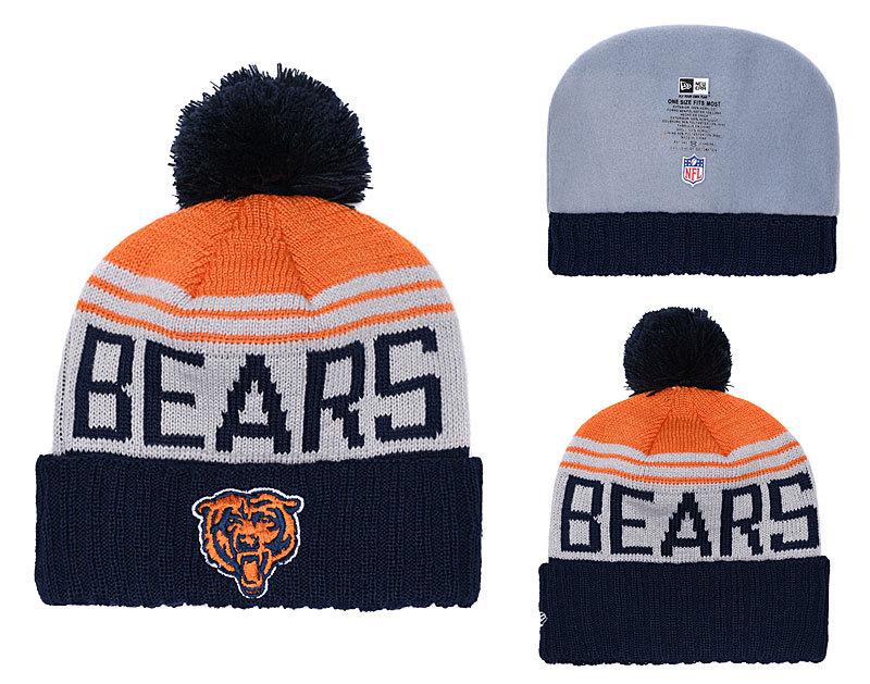 Men's Chicago Bears New Era 2018 NFL Knit Beanie Hat