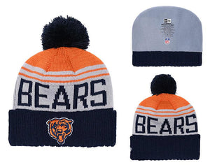 Men's Chicago Bears New Era 2018 NFL Knit Beanie Hat