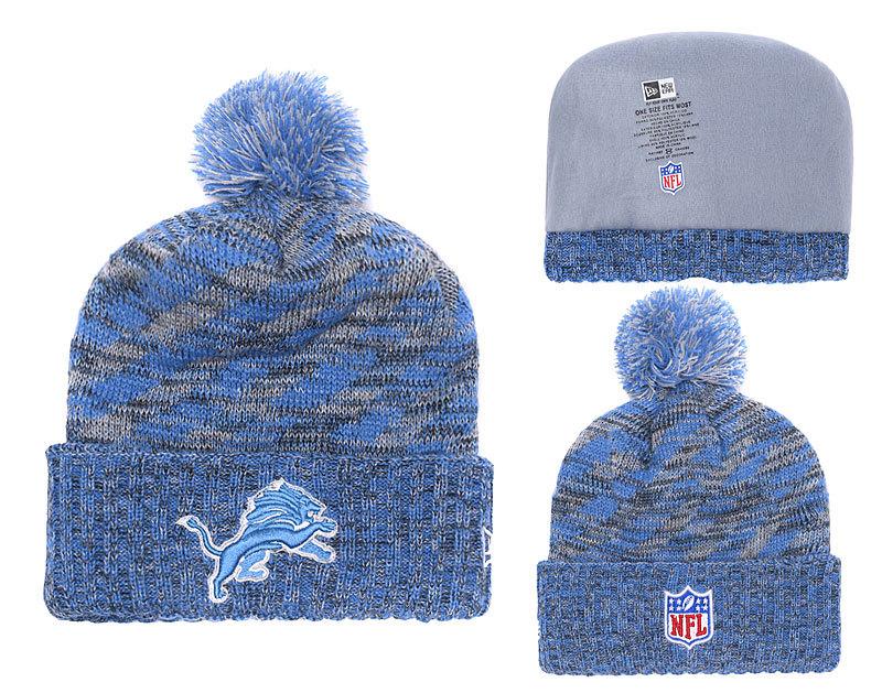 Men's Detroit Lions New Era 2018 NFL Knit Beanie Hat