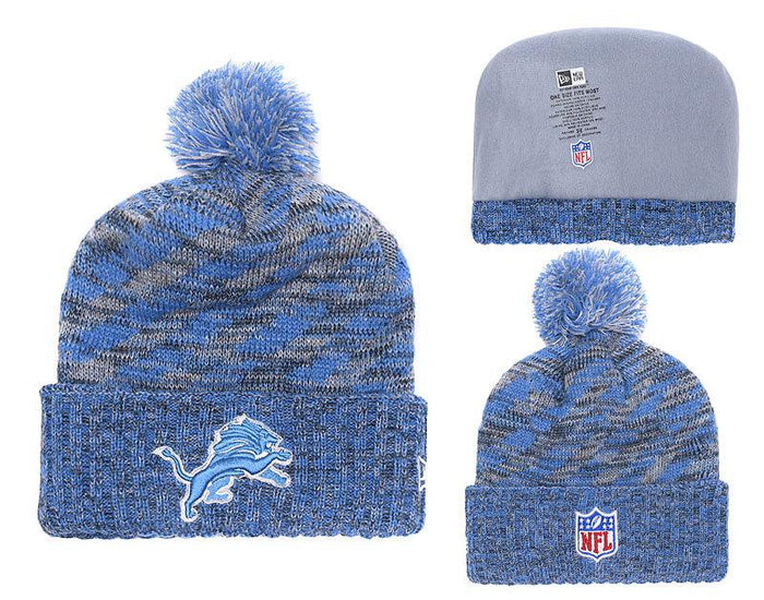 Men's Detroit Lions New Era 2018 NFL Knit Beanie Hat