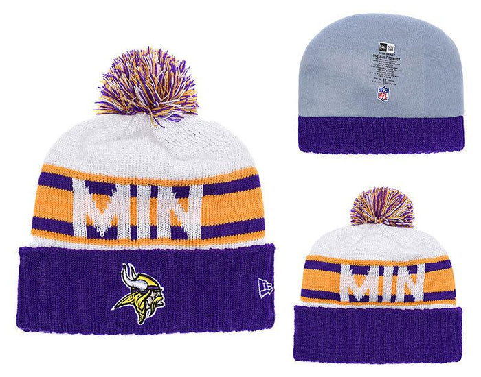 Men's Minnesota Vikings New Era 2018 NFL Knit Beanie Hat