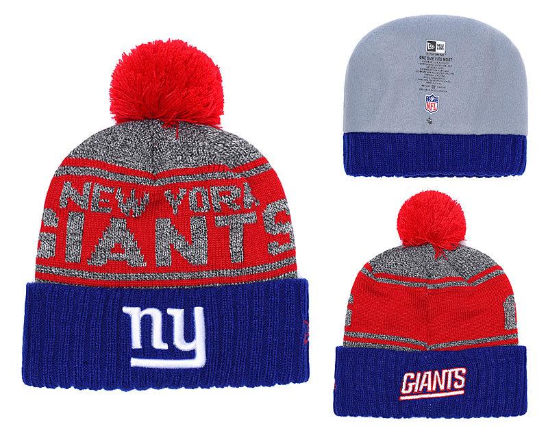 Men's New York New Era 2018 NFL Knit Beanie Hat