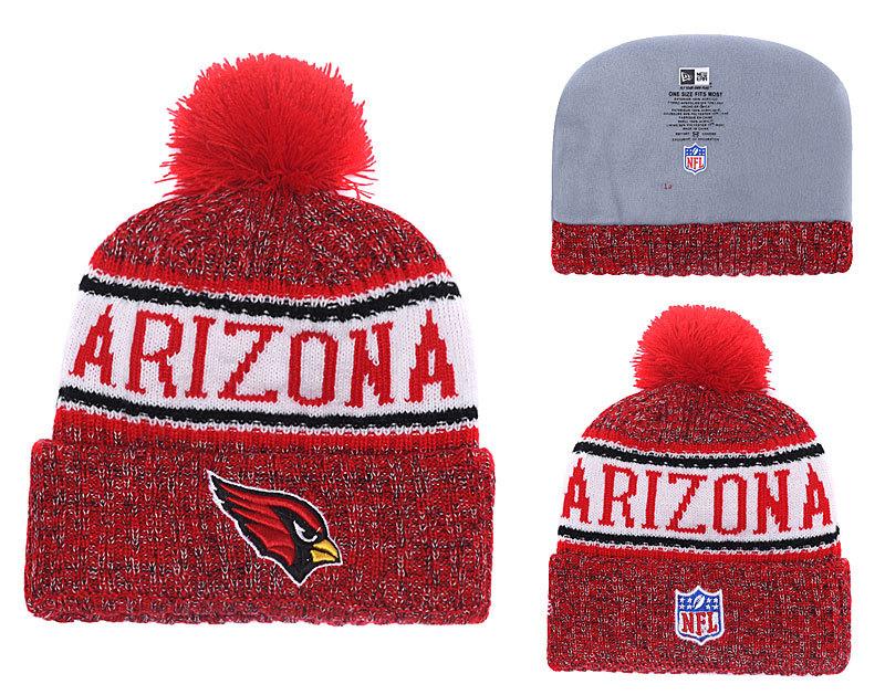 Men's Arizona Cardinals Cardinal New Era 2018 NFL Knit Beanie Hat