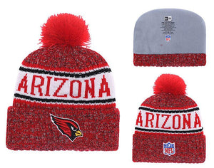 Men's Arizona Cardinals Cardinal New Era 2018 NFL Knit Beanie Hat