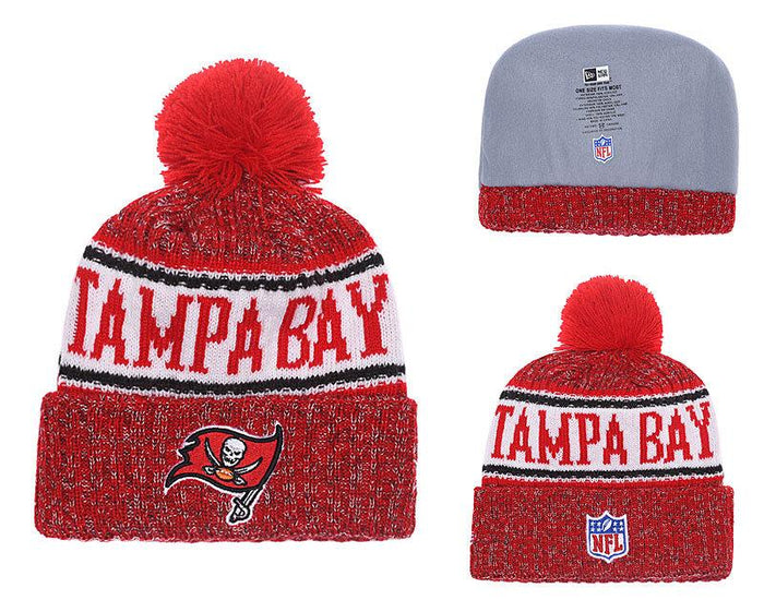 Men's Tampa Bay Buccaneers New Era 2018 NFL Knit Beanie Hat