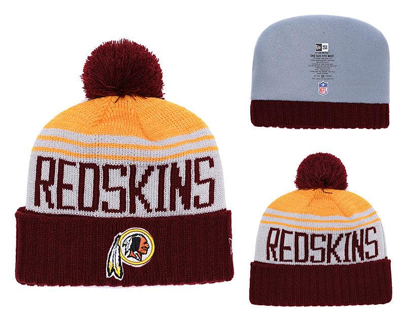 Men's Washington Redskins New Era 2018 NFL Knit Beanie Hat