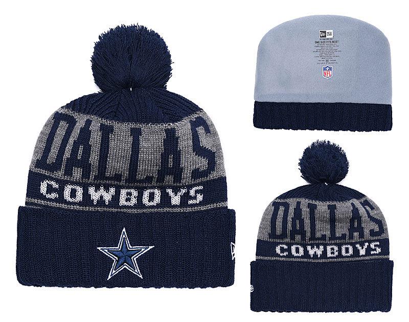 Men's Dallas Cowboys New Era 2018 NFL Knit Beanie Hat