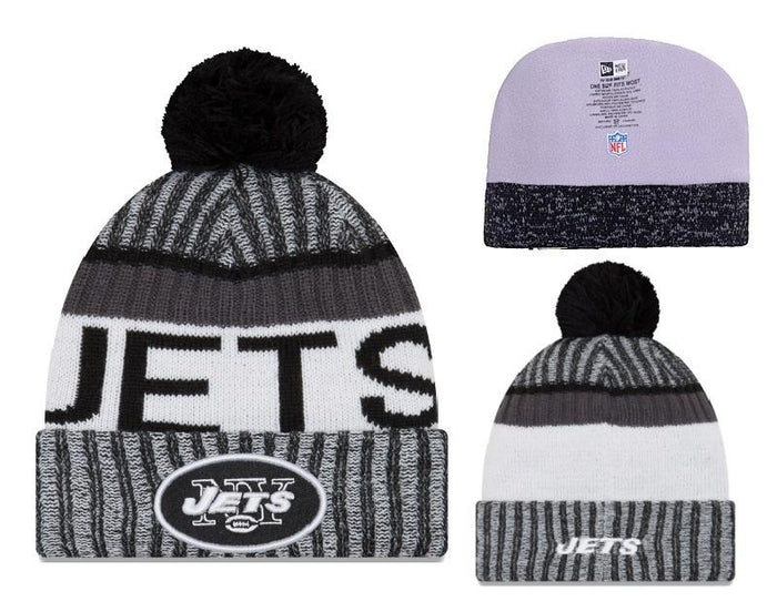 Men's New York Jets New Era 2018 NFL Knit Beanie Hat