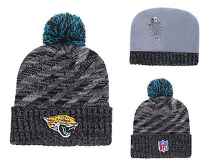Men's Jacksonville Jaguars New Era 2018 NFL Knit Beanie Hat