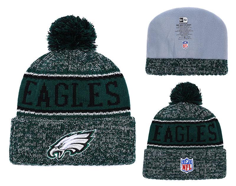Men's Philadelphia Eagles New Era 2018 NFL Knit Beanie Hat