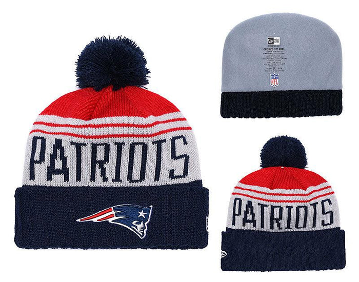 Men's New England Patriots New Era 2018 NFL Knit Beanie Hat