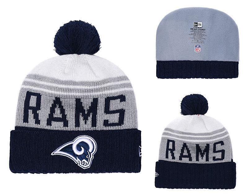 Men's St. Louis Rams New Era 2018 NFL Knit Beanie Hat