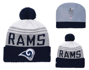 Men's St. Louis Rams New Era 2018 NFL Knit Beanie Hat