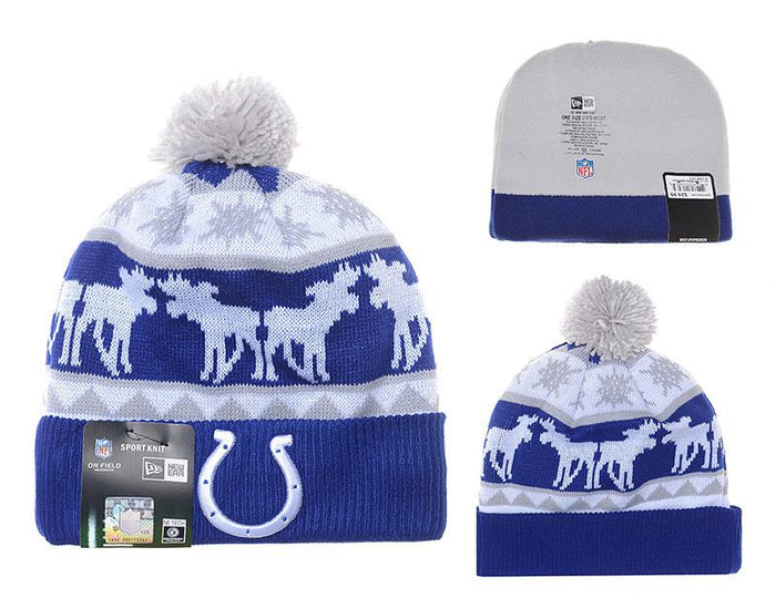 Men's Indianapolis Colts New Era 2018 NFL Knit Beanie Hat