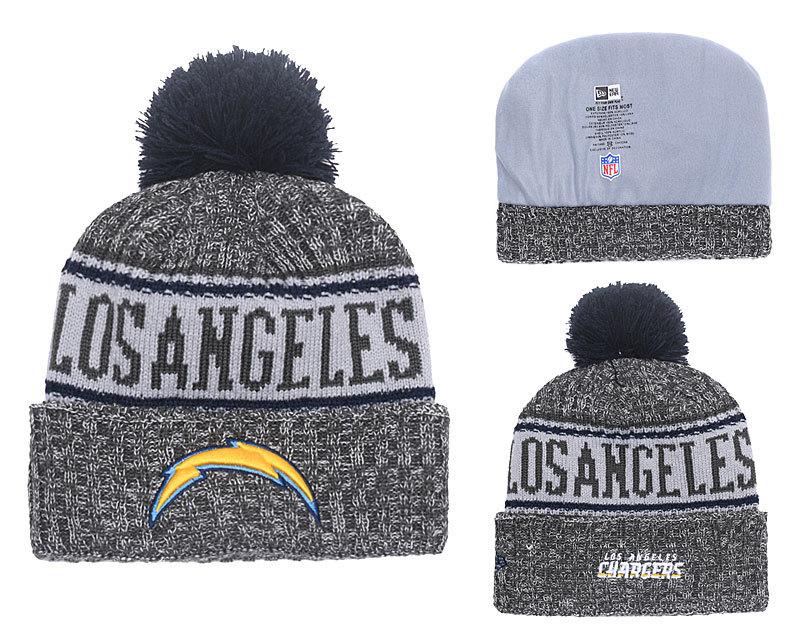 Men's San Diego Chargers New Era 2018 NFL Knit Beanie Hat