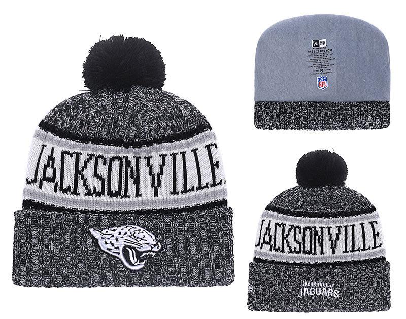Men's Jacksonville Jaguars New Era 2018 NFL Knit Beanie Hat