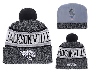 Men's Jacksonville Jaguars New Era 2018 NFL Knit Beanie Hat