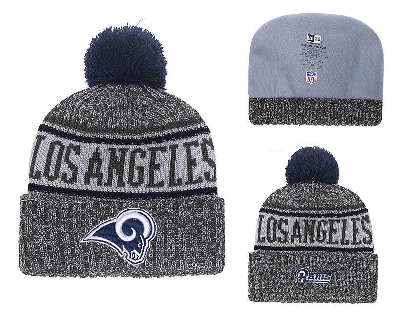 Men's St. Louis Rams New Era 2018 NFL Knit Beanie Hat