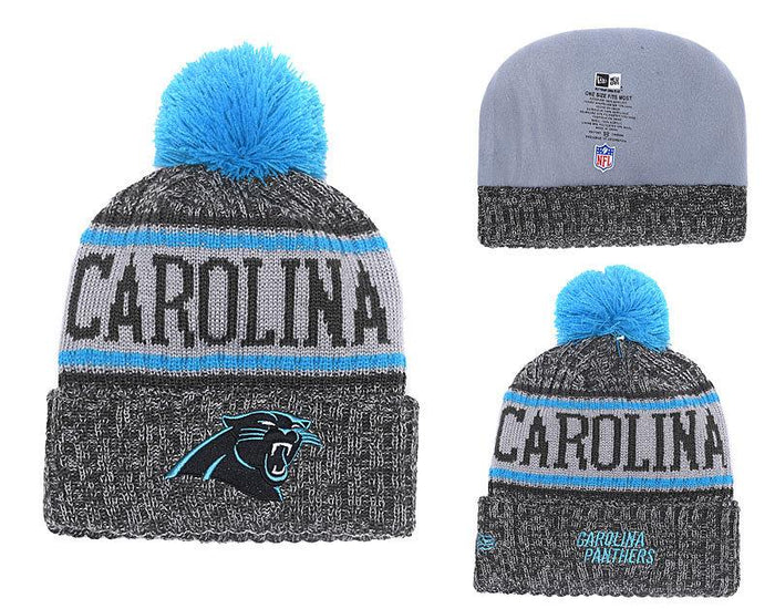 Men's Carolina Panthers New Era 2018 NFL Knit Beanie Hat