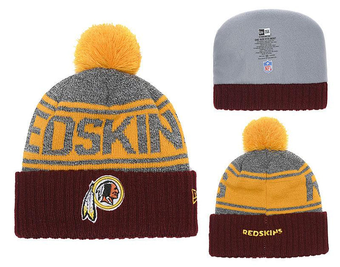 Men's Washington Redskins New Era 2018 NFL Knit Beanie Hat