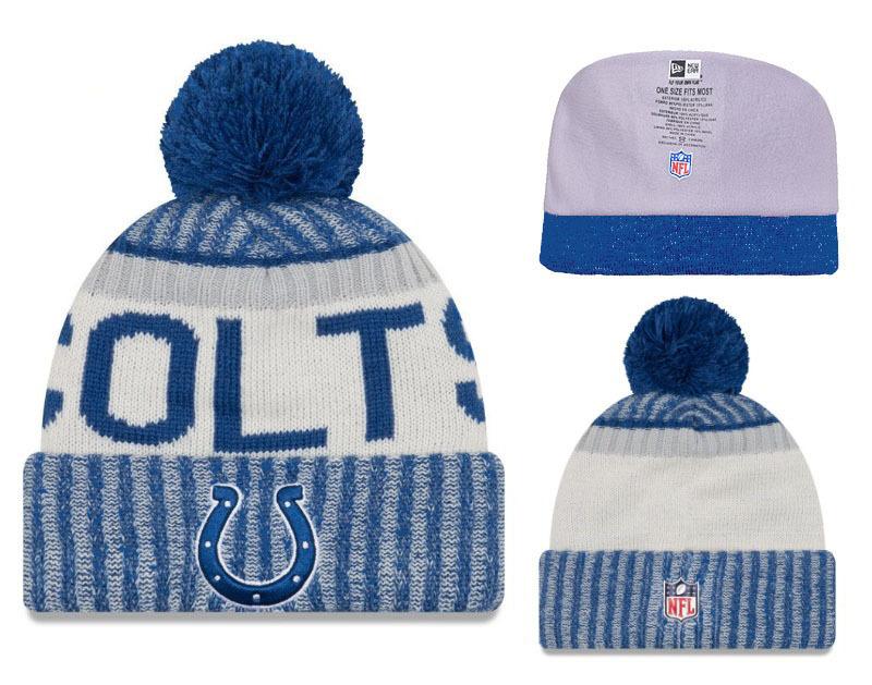 Men's Indianapolis Colts New Era 2018 NFL Knit Beanie Hat