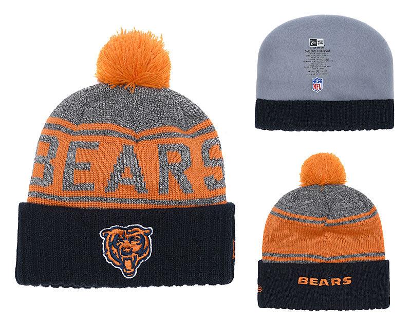 Men's Chicago Bears New Era 2018 NFL Knit Beanie Hat