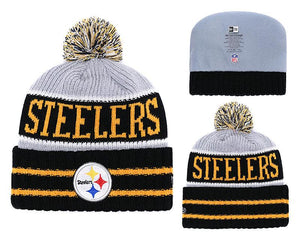 Men's Pittsburgh Steelers New Era 2018 NFL Knit Beanie Hat
