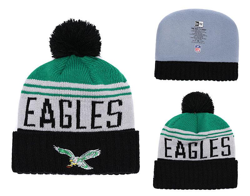 Men's Philadelphia Eagles New Era 2018 NFL Knit Beanie Hat