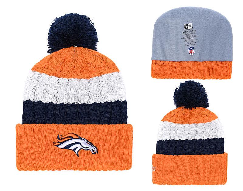Men's Denver Broncos New Era 2018 NFL Knit Beanie Hat