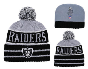 Men's Oakland Raiders New Era 2018 NFL Knit Beanie Hat