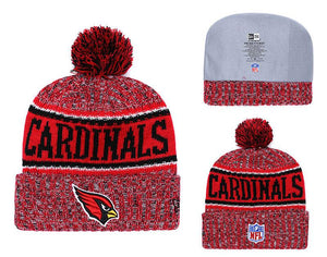 Men's Arizona Cardinals Cardinal New Era 2018 NFL Knit Beanie Hat
