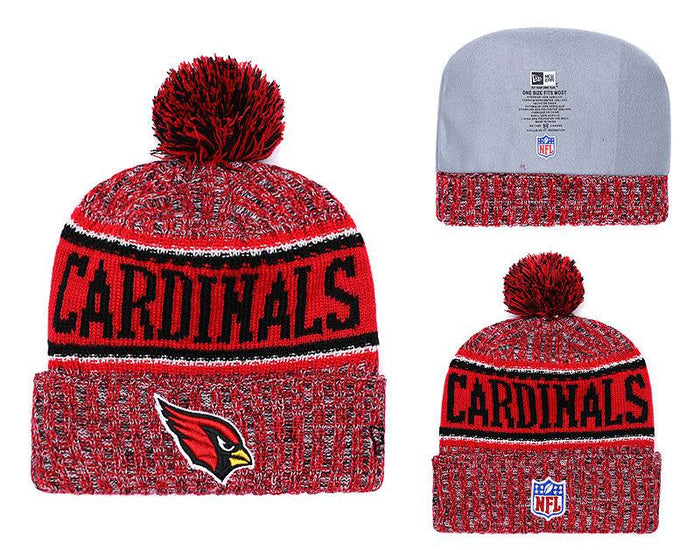 Men's Arizona Cardinals Cardinal New Era 2018 NFL Knit Beanie Hat