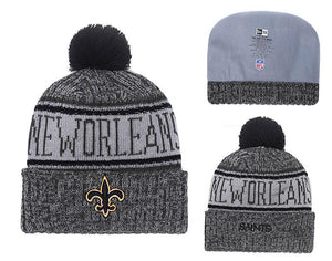 Men's New Orleans Saints New Era 2018 NFL Knit Beanie Hat